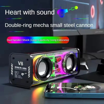 Powerful RGB Light Mini Wireless Bluetooth Speaker