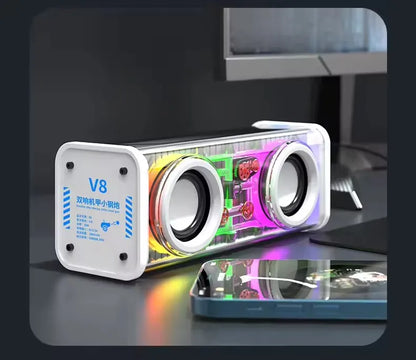 Powerful RGB Light Mini Wireless Bluetooth Speaker