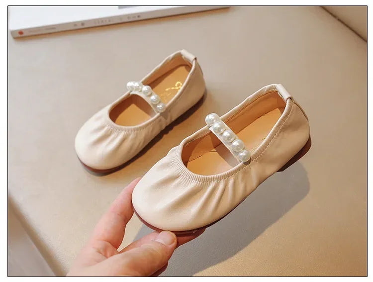 Pearl Mesh Princess Shoes