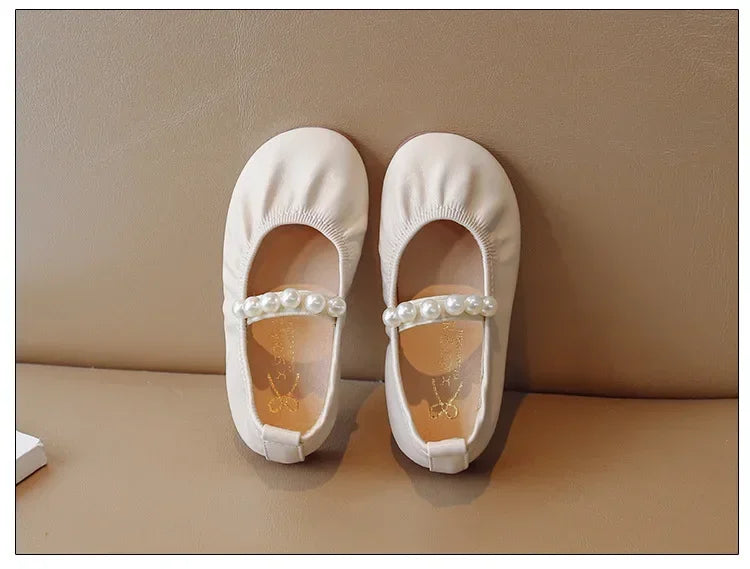 Pearl Mesh Princess Shoes