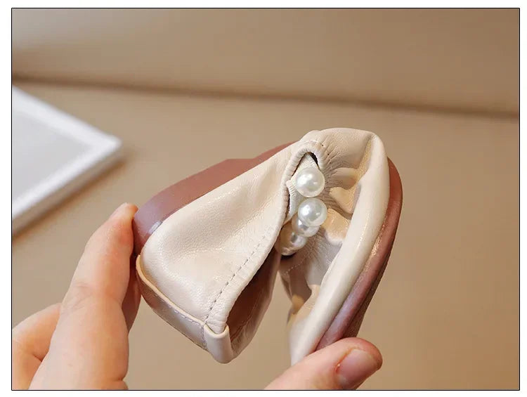 Pearl Mesh Princess Shoes