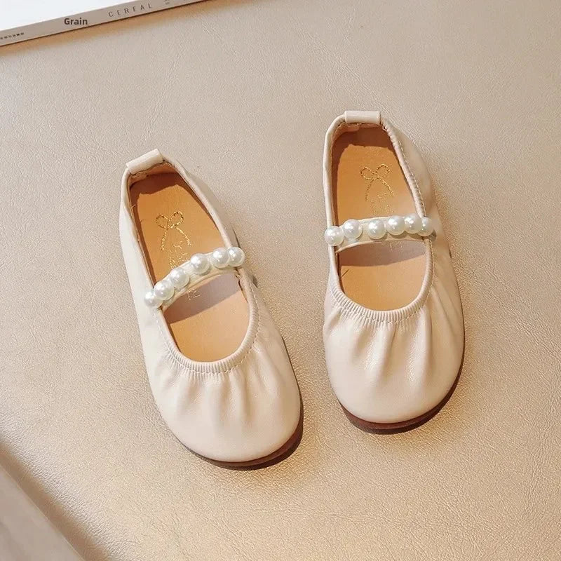 Pearl Mesh Princess Shoes