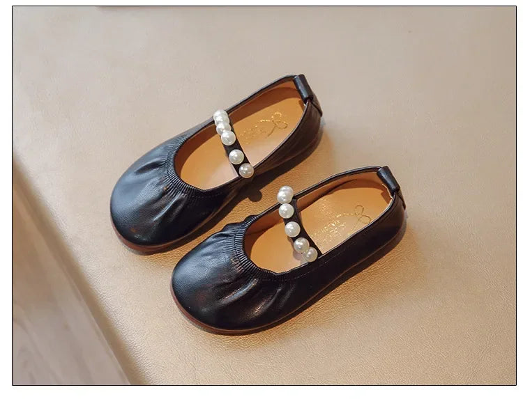 Pearl Mesh Princess Shoes