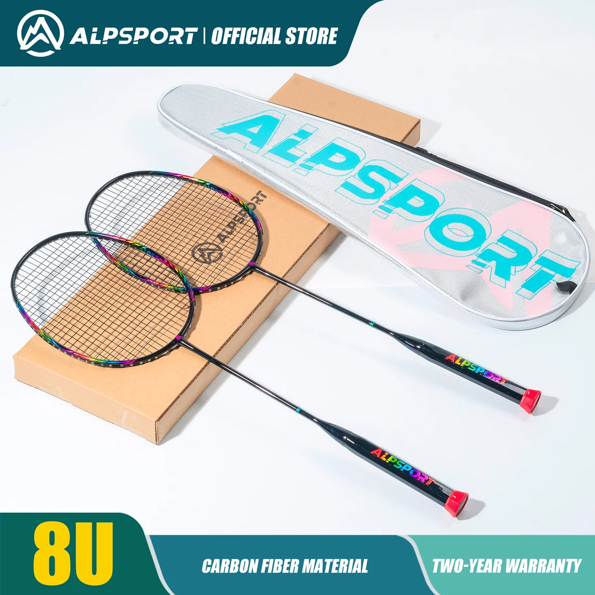 Professional Carbon Fiber Lightweight Badminton Rackets