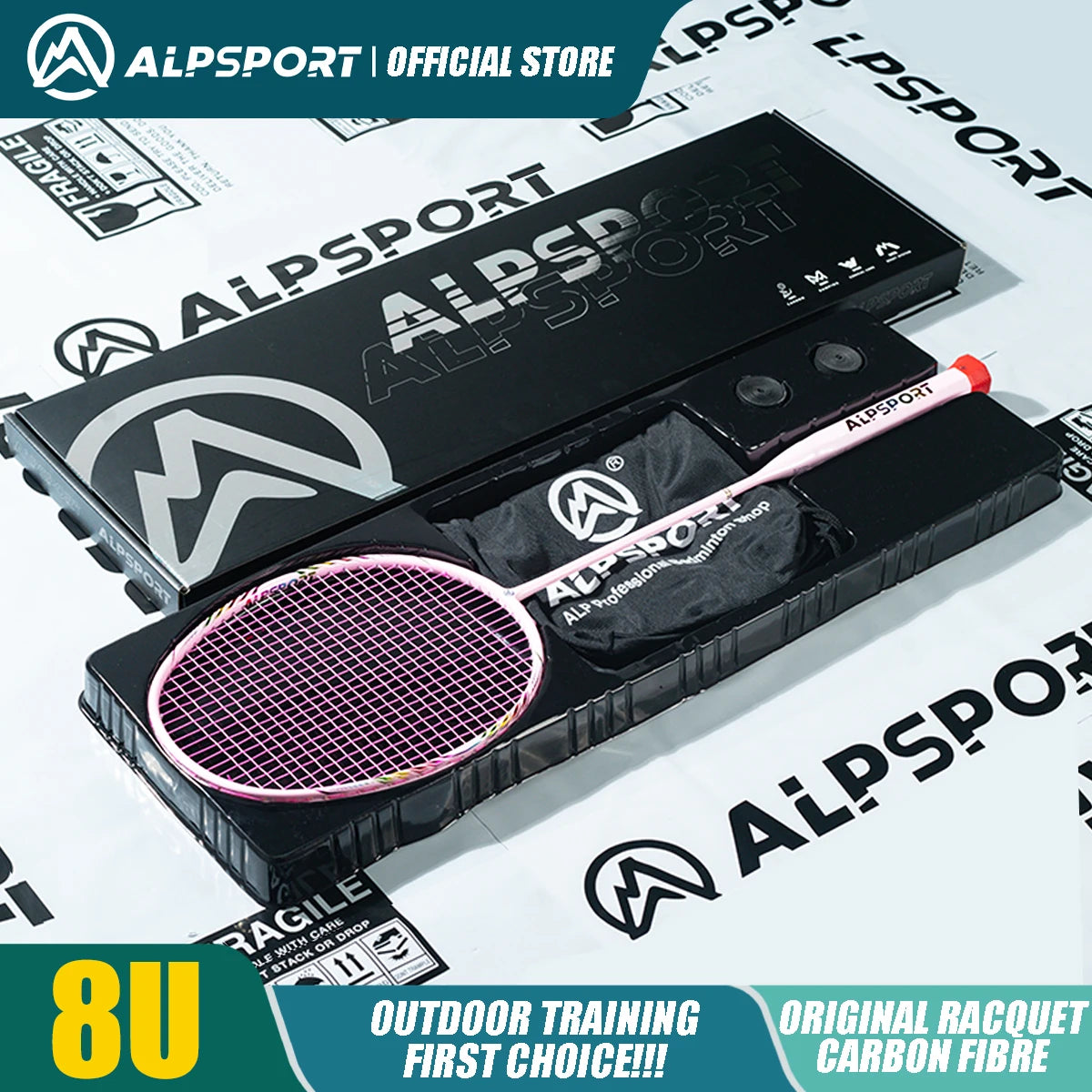 Professional Carbon Fiber Lightweight Badminton Rackets