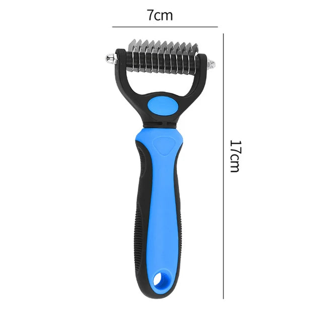 Professional FurKnot Cutter Double Sided Dog Undercoat Brush