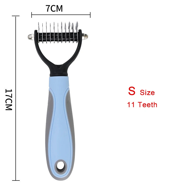 Professional FurKnot Cutter Double Sided Dog Undercoat Brush