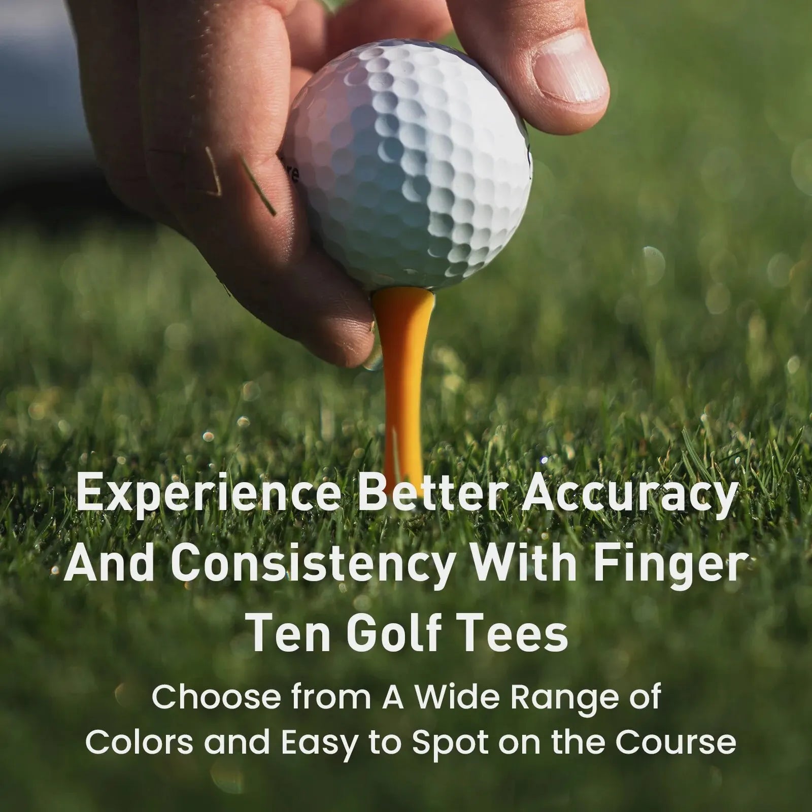 Castle Orange Professional Golf Tees
