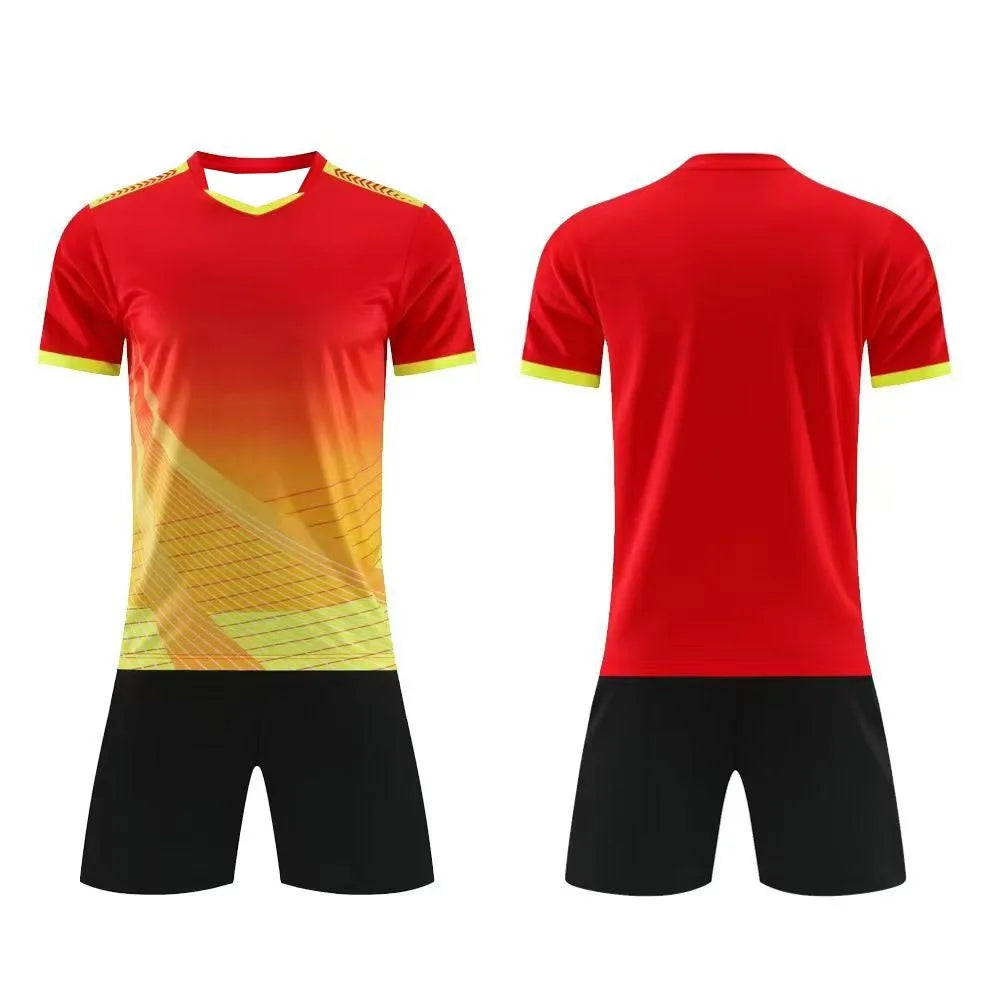 Professional Men's Soccer Referee Jersey Set
