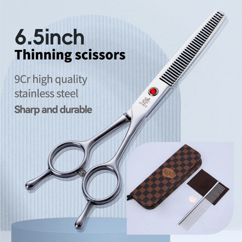 Professional Thinner Sharp Blade Dog Grooming Scissors Set