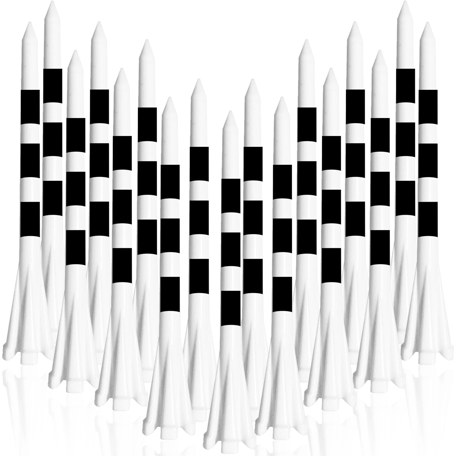 Unbreakable 5-Prong Golf Tees - 50 Pack
