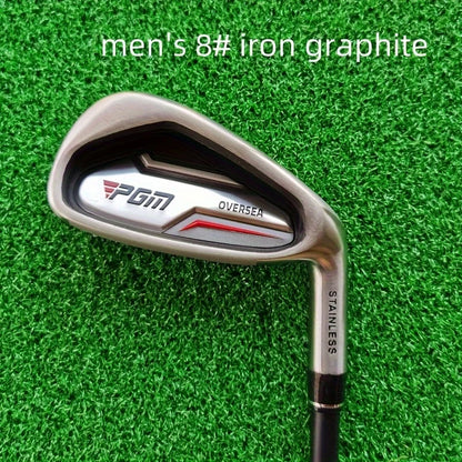 PGM 3-12 Age Children Glof Club No.7 Iron Club Carbon Steel Rod Zinc Alloy Head Kids Beginner Swing Training golf irons JRTIG004
