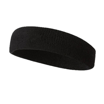 Pure Color Running Belt Fitness Tennis Sweat Band For Hair