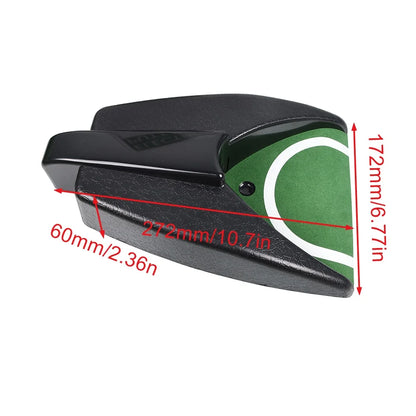 golf putter training aid, automatic ball return, indoor golf practice, golf training equipment, putting training aid, golf swing trainer, indoor putting green, golf training aids
