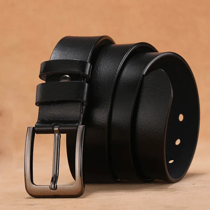 High-Quality Plus Size Leather Belt for Men