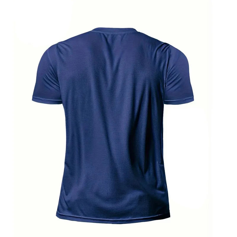 Black Quick-Drying Compression Men's Running Shirt