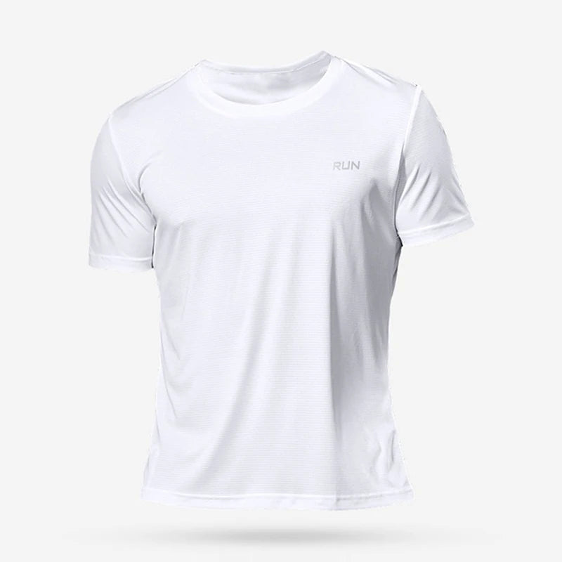 Quick-Dry Compression Running Shirt for Men