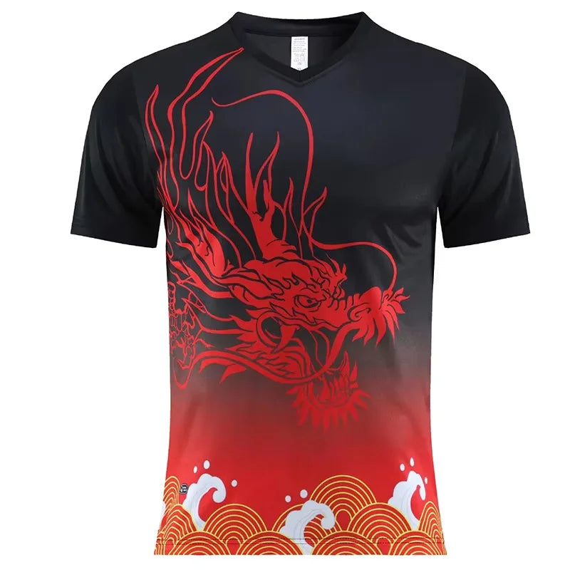 Quick Dry Fitness Short Sleeve Men's Tennis Apparel