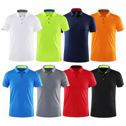 Breathable Quick Dry Short Sleeve Men's Golf Shirt