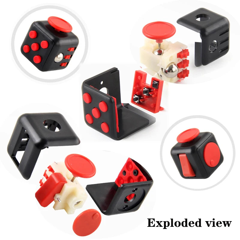 Kid's Rainbow Color Cubes Antistress Toys