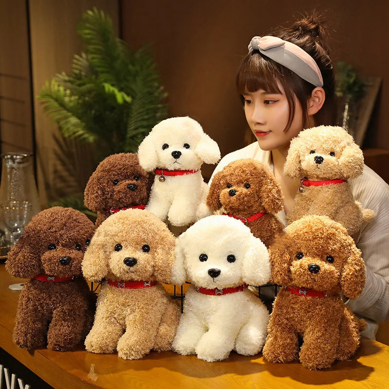Realistic Children's Teddy Dog Plush