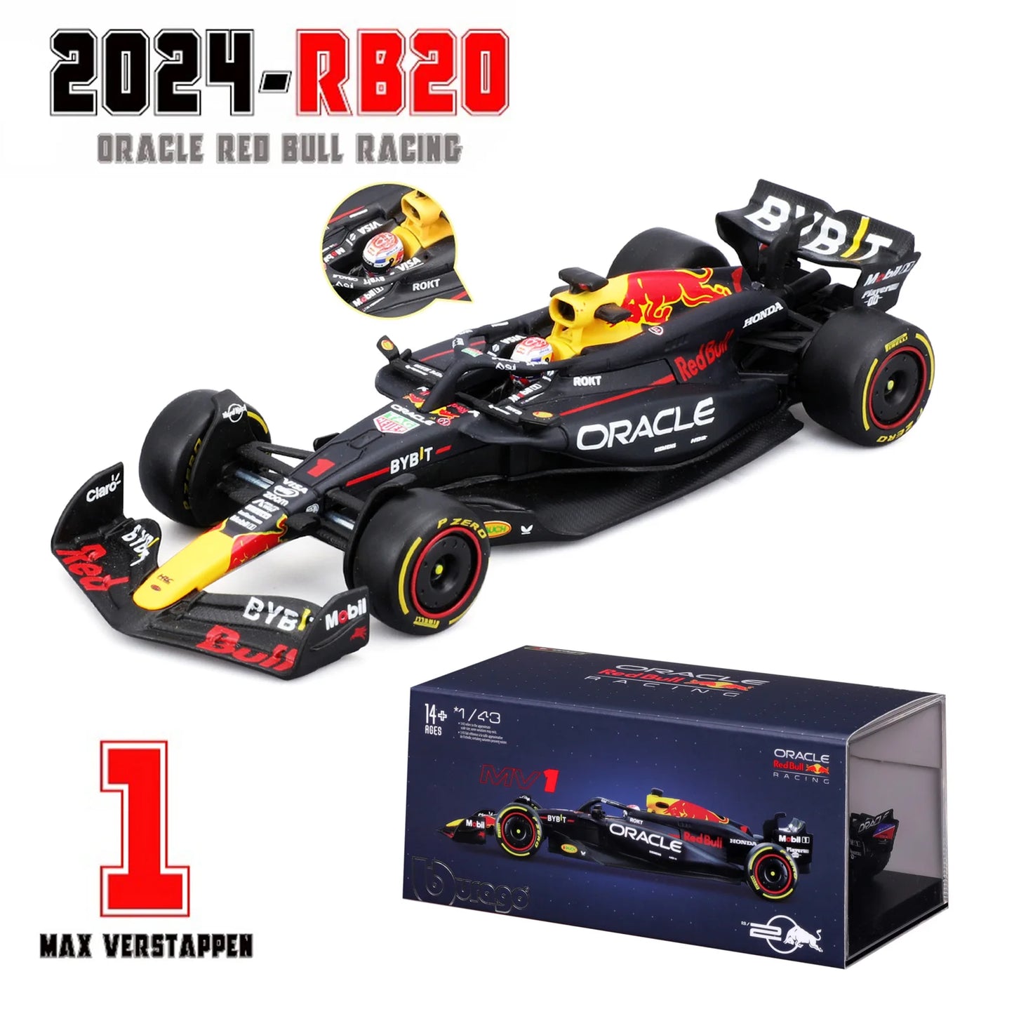Red Bull RB19 F1 Die-Cast Model Car