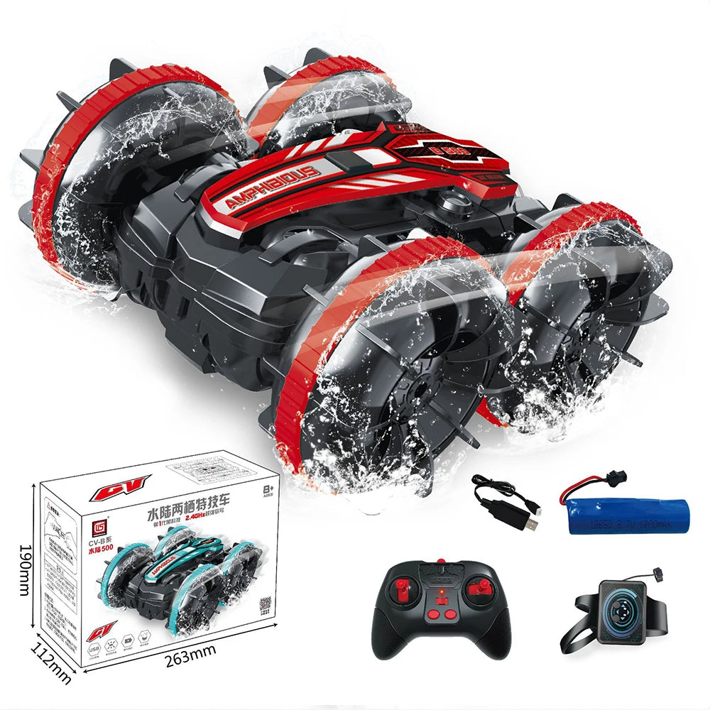 Amphibious Remote Control Stunt Car

