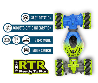 Remote Control Gesture Sensor Watch RC Stunt Twist Car