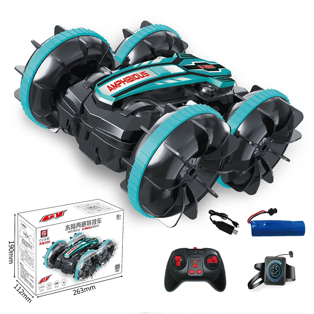 Amphibious Remote Control Stunt Car

