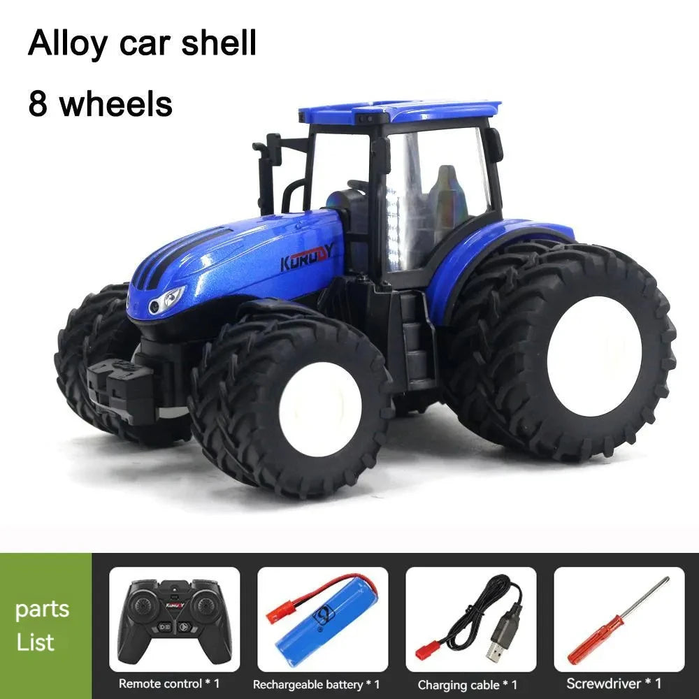 Remote Control Farming Truck - Simulated Tractor Trailer