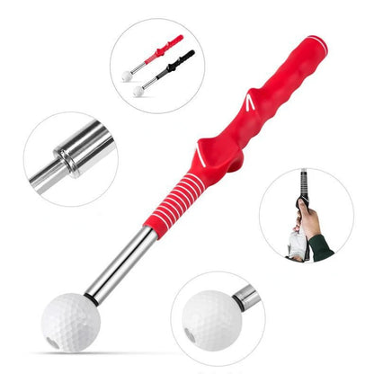Retractable Indoor Golf Swing Practice Sound Assistant