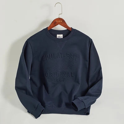 Autumn Winter Retro 3D Letter Sweatshirt
