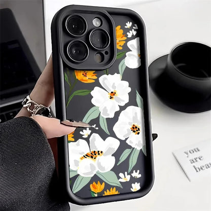 Retro Flower iPhone Shockproof Case