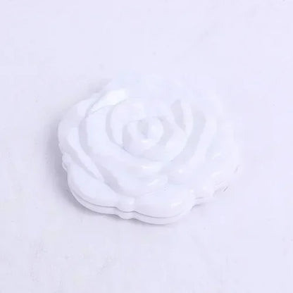 Retro Flower Double Sided Compact Mirror For Purse