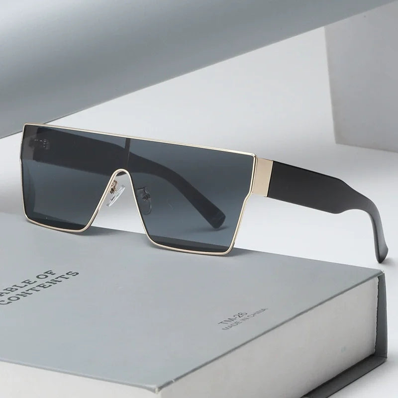 Retro Oversized UV400 Women's Gradient Sunglasses