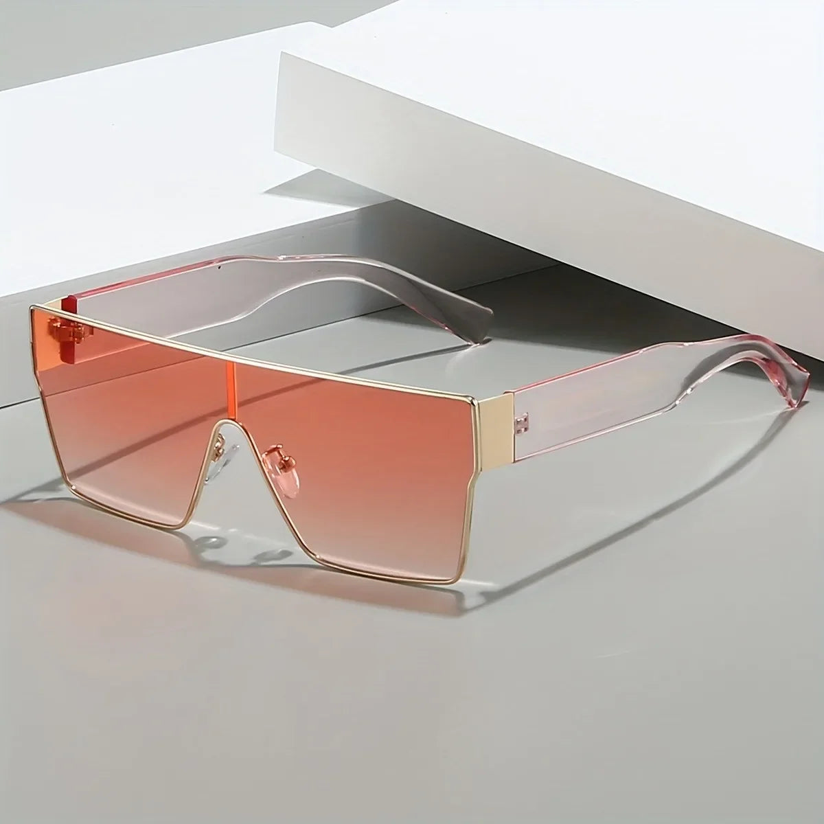 Retro Oversized UV400 Women's Gradient Sunglasses