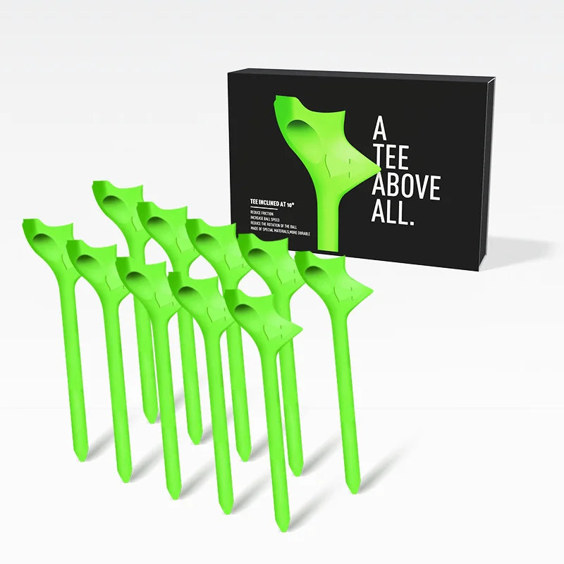 Rhombic Golf Tee with Diagonal Insert Ball Holder