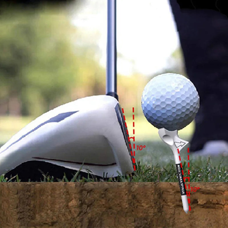 Rhombic Golf Tee with Diagonal Insert Ball Holder