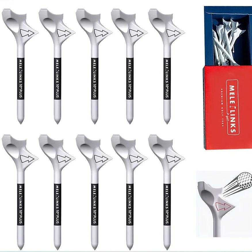 Rhombic Golf Tee with Diagonal Insert - Ball Holder