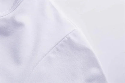 Women Letter Rose Print Crew Neck T-Shirt