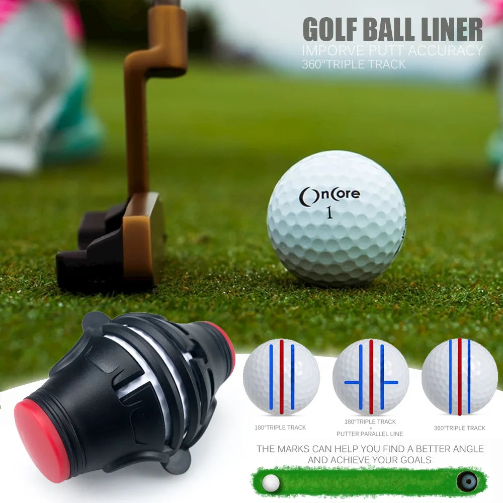 Rotating Ball Liner for Improved Golf Putting