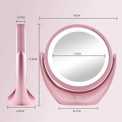 Round 5X Magnifying Tabletop Double Sided Mirror