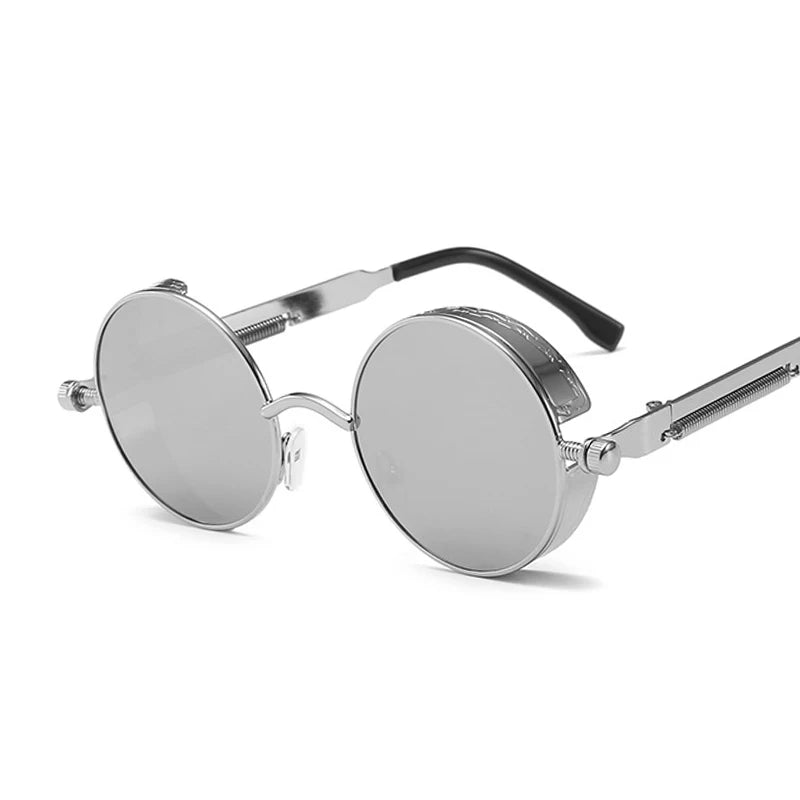 Gothic Steampunk Round Sunglasses