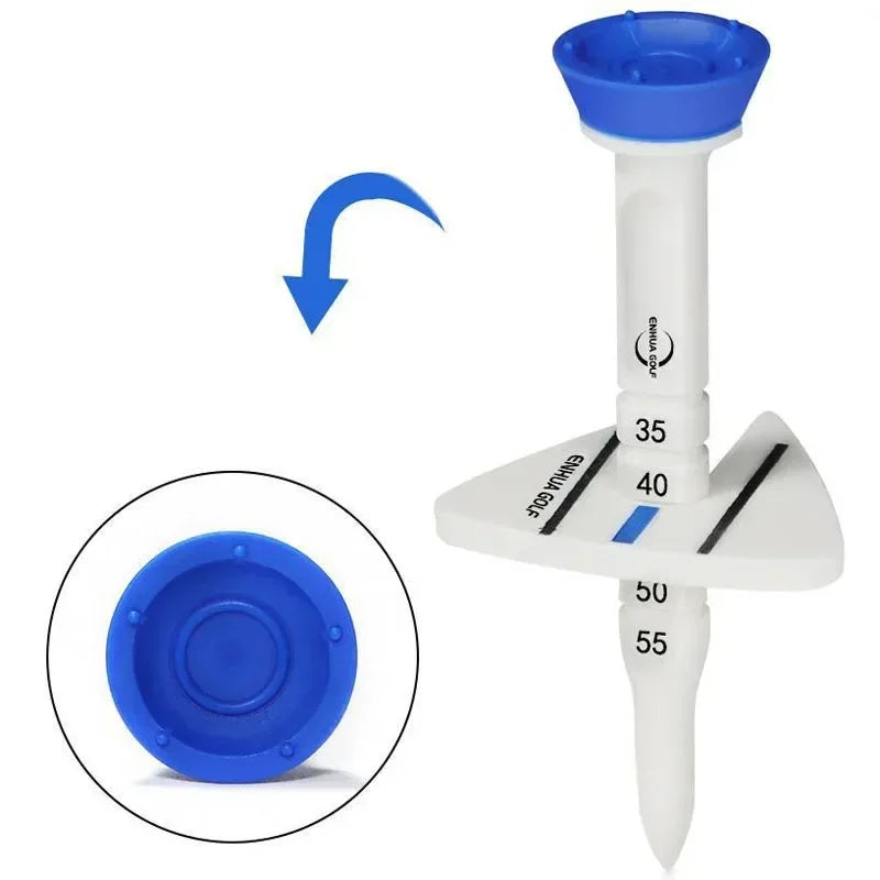 Adjustable Height Rubber Golf Tees - 4 Pack
