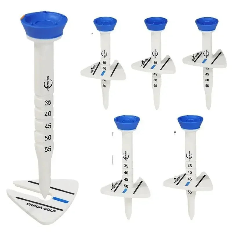 Adjustable Height Rubber Golf Tees - 4 Pack
