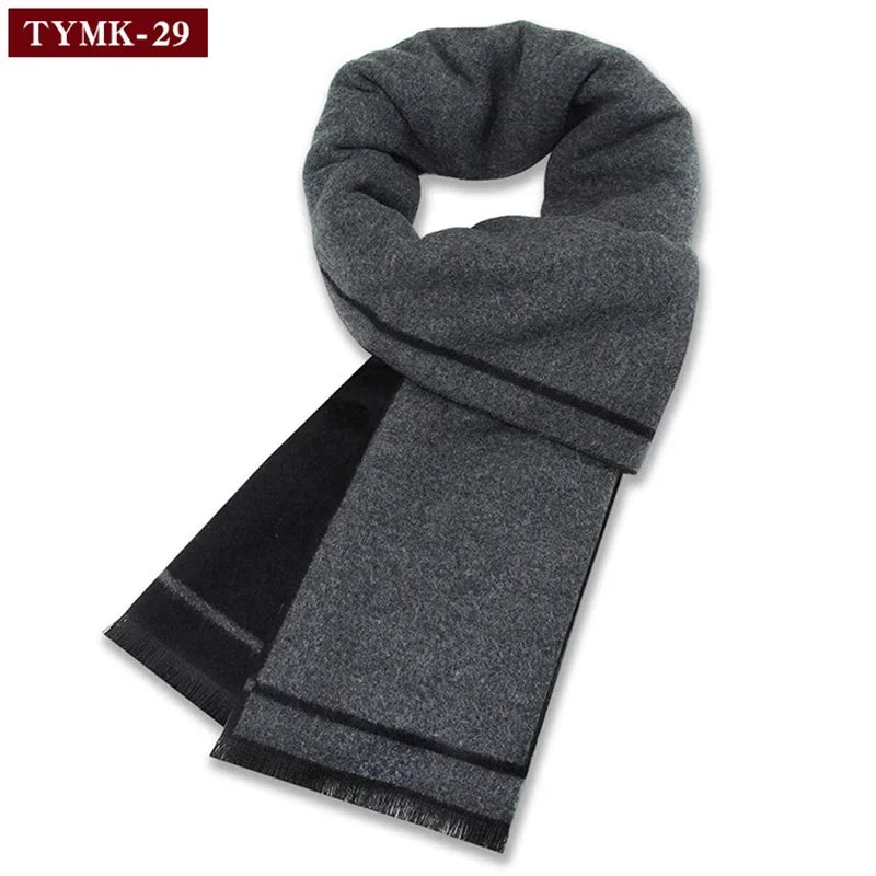 British Style Tartan Plaid Wool Scarf