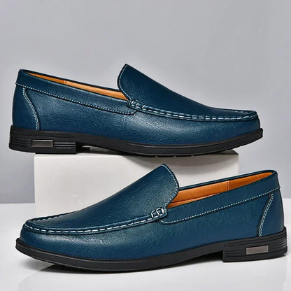 Slip-On-Loafer aus echtem Leder für formelle Anlässe für Herren