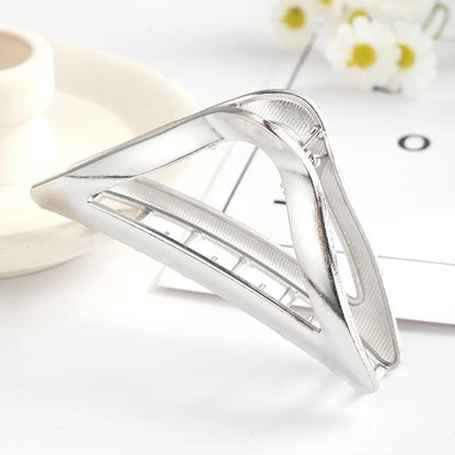 Irregular Metal Pearl Hair Claw Clips for Women – Alloy Barrettes