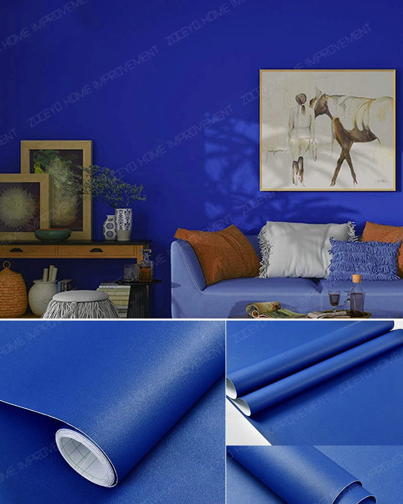 Decorative Wall Paper Furniture Renovation Stickers Kitchen Cabinet Waterproof Wallpaper.