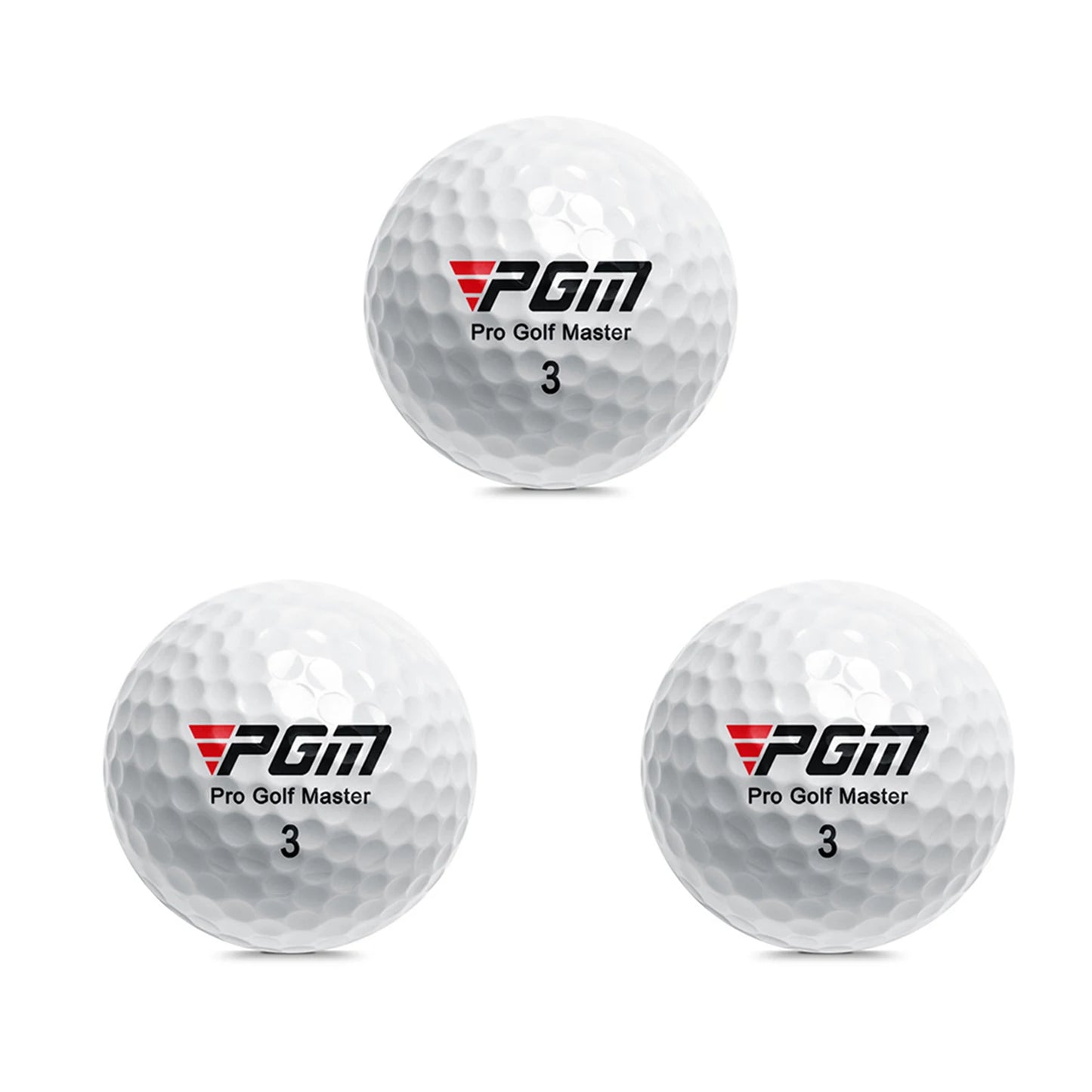 Balles de golf haut de gamme à trois couches pour des performances d'entraînement optimales